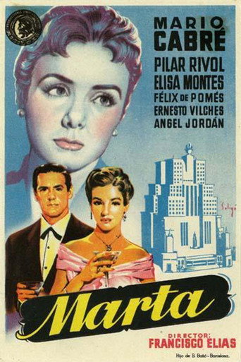 Movie poster for Marta (1955)