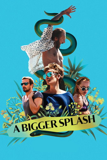 Movie poster for A Bigger Splash (2015)