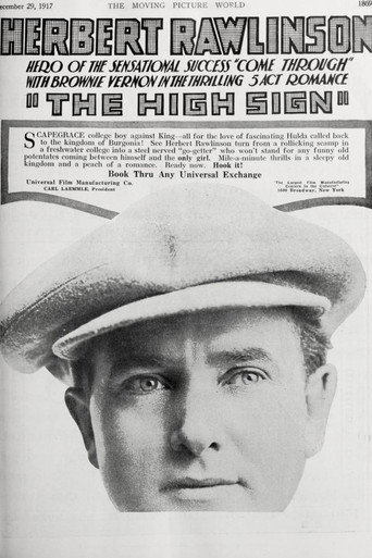 Movie poster for The High Sign (1917)