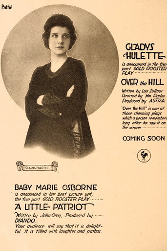 Movie poster for Over the Hill (1917)