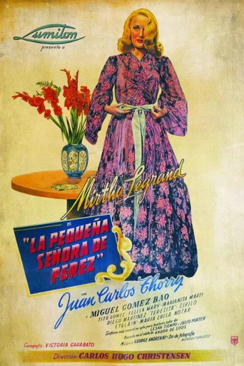 Movie poster for La pequeña señora de Pérez (1944)