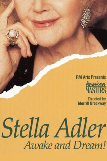 Stella Adler: Awake and Dream! poster