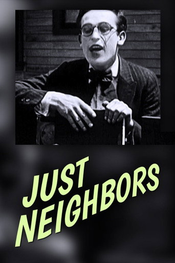 Movie poster for Just Neighbors (1919)