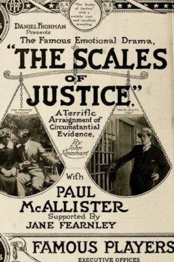 Movie poster for The Scales of Justice (1914)