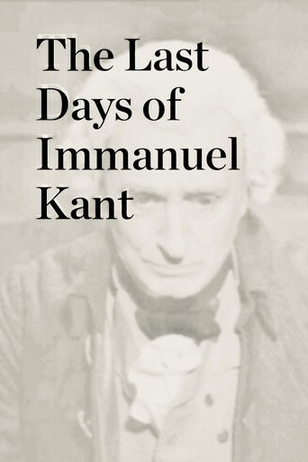The Last Days of Immanuel Kant poster