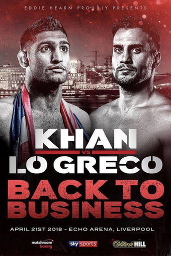 Movie poster for Amir Khan vs. Phil Lo Greco (2018)