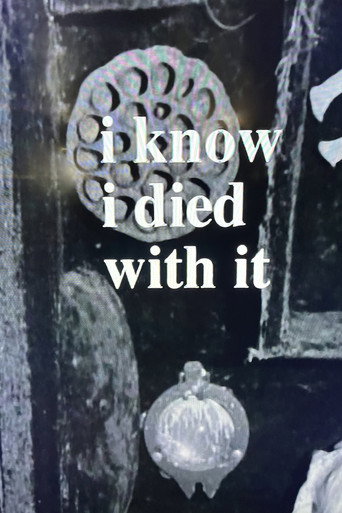 Movie poster for I Know I Died with It (2003)