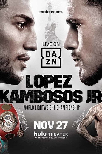Movie poster for Teofimo Lopez vs. George Kambosos Jr (2021)