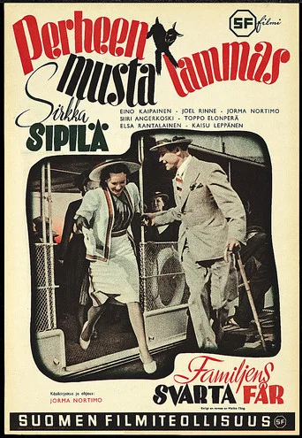 Movie poster for Perheen musta lammas (1941)