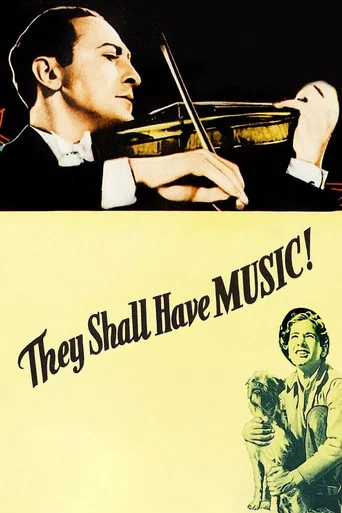 Movie poster for They Shall Have Music (1939)