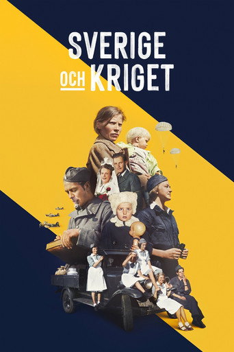 Series poster for Sverige och kriget (2025)
