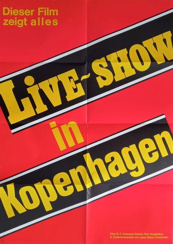 Movie poster for Live-Show in Kopenhagen (1974)