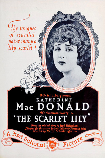 Movie poster for The Scarlet Lily (1923)