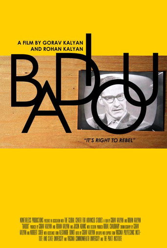 Movie poster for Badiou (2018)