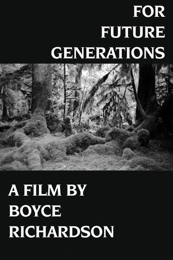 Movie poster for For Future Generations (1985)