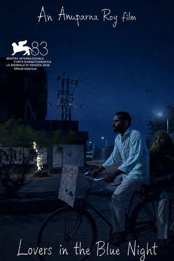 Movie poster for Lovers in the Blue Night (2026)