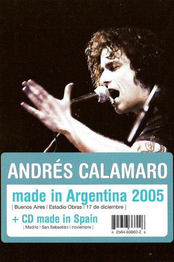 Movie poster for Andrés Calamaro - Made In Argentina (2006)
