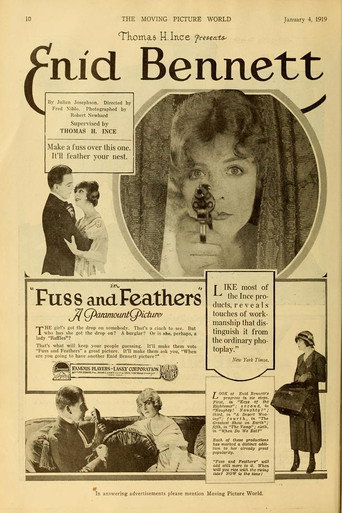 Movie poster for Fuss and Feathers (1918)