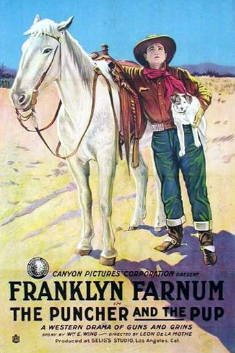 Movie poster for The Puncher and the Pup (1919)