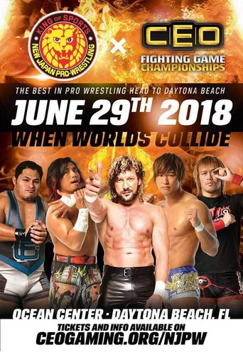 Movie poster for CEOxNJPW When Worlds Collide (2018)