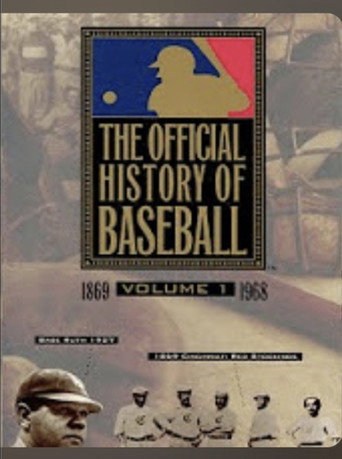 Movie poster for The Official History of Baseball, Vol 1&2 (1994)