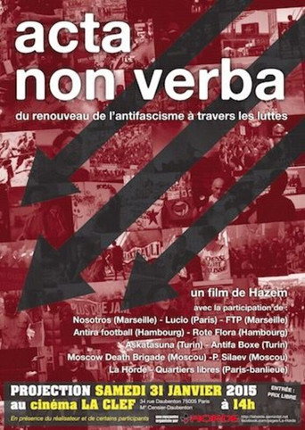 Movie poster for Acta Non Verba (2015)