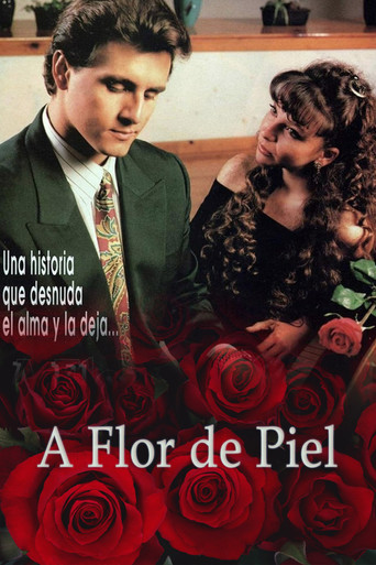 A flor de piel poster