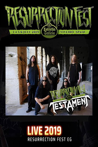 Movie poster for Testament - Live at Resurrection Fest EG 2019 (2020)