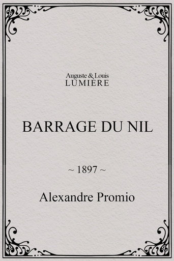 Barrage du Nil poster