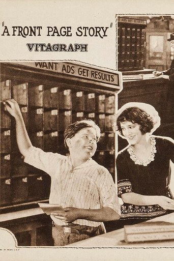 Movie poster for A Front Page Story (1922)