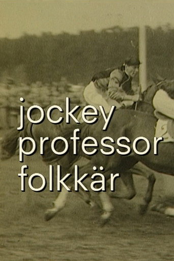 Movie poster for Jockey, professor och folkkär målare (1998)