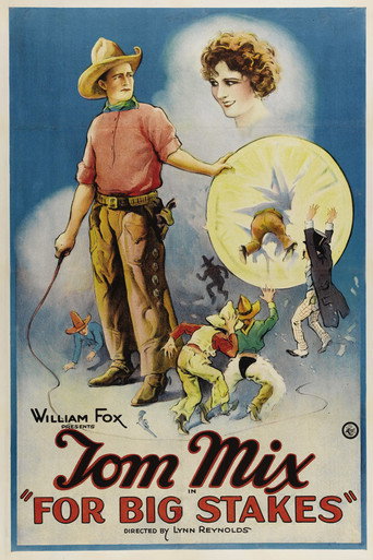 Movie poster for For Big Stakes (1922)