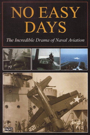 Movie poster for No Easy Days: The Incredible Drama of Naval Aviation (1998)