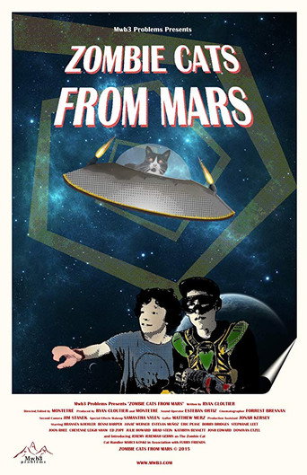 Movie poster for Zombie Cats from Mars (2015)