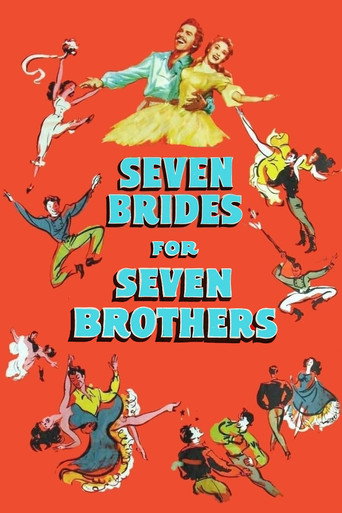 Movie poster for Seven Brides for Seven Brothers (1954)