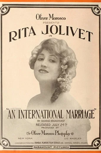 Movie poster for An International Marriage (1916)