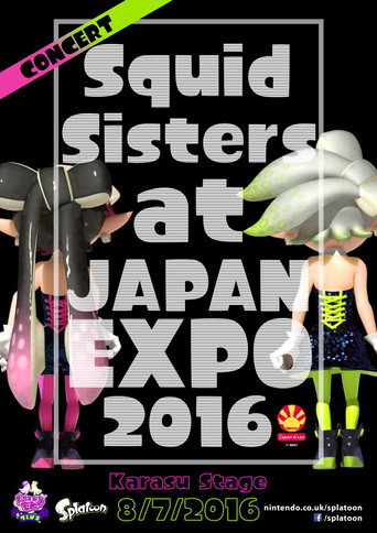 Movie poster for Splatoon - Squid Sisters Concert at Japan Expo 2016 (2016)