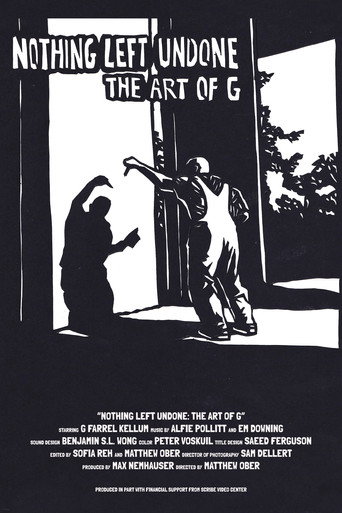 Movie poster for Nothing Left Undone: The Art of G (2023)