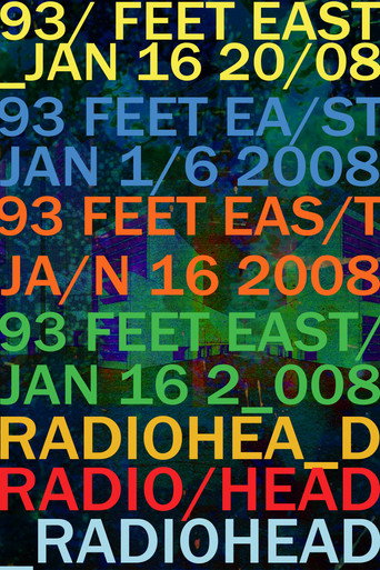 Movie poster for Radiohead: Live From 93 Feet East, London (2008)