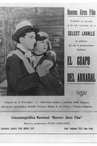 Movie poster for El guapo del arrabal (1923)