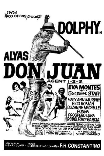 Movie poster for Alyas Don Juan: Agent 1-2-3 (1966)