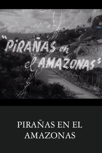Movie poster for Pirañas en el Amazonas (1960)