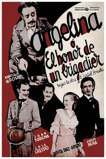 Movie poster for Angelina, o El honor de un brigadier (1935)