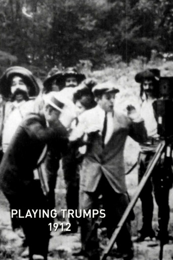 Movie poster for Playing Trumps (1912)