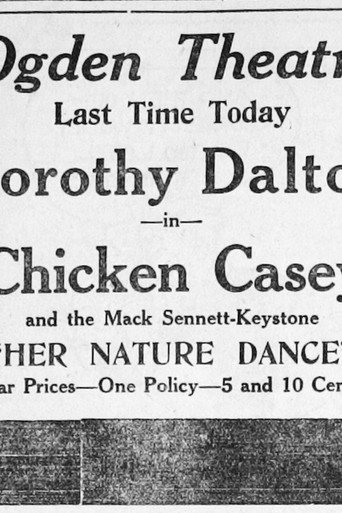 Movie poster for Chicken Casey (1917)