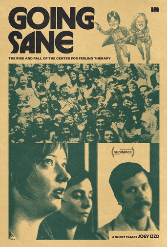 Movie poster for Going Sane: The Rise and Fall of the Center for Feeling Therapy (2026)