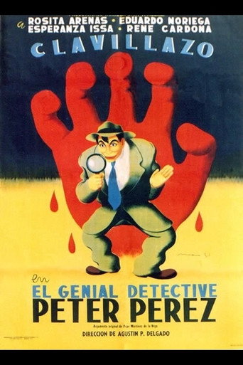 Movie poster for El genial Detective Peter Pérez (1952)