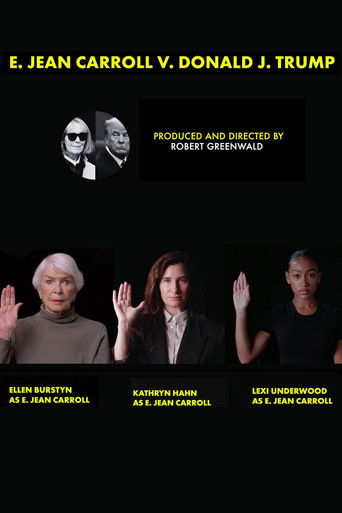 E. Jean Carroll v. Donald J. Trump poster