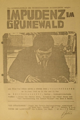 Movie poster for Impudence in Grunewald (1969)