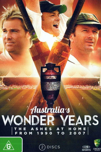 Australia's Wonder Years The Ashes At Home from 1990 to 2007 poster